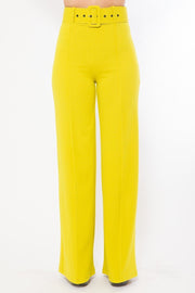 Tara Belted High Waist Pants - MY SEXY STYLES