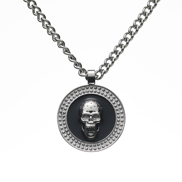 Vulcan Skull Chain - Silver
