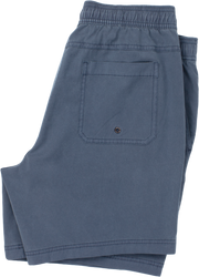 Volley Short 7" Navy folded with back right patch pocket