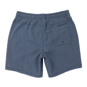 Volley Short 7" Navy Back with elastic waistband and back right patch pocket