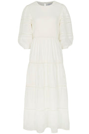 White Broderie Kylie Dress