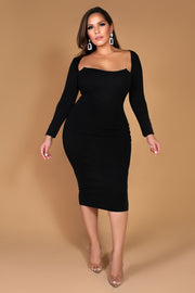 Who's The Boss Sexy Midi Dress - MY SEXY STYLES