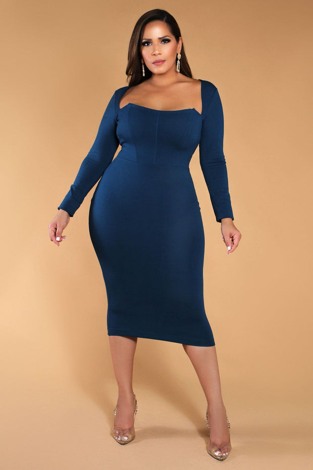 Who's The Boss Sexy Midi Dress - MY SEXY STYLES