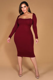 Who's The Boss Sexy Midi Dress - MY SEXY STYLES