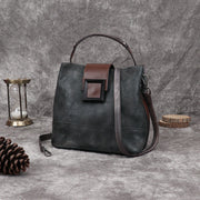 Women Retro Leather Handbag Crossbody Bag