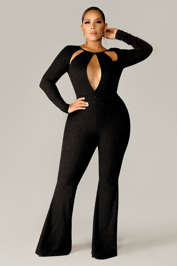 Yara Goddess Glitter Jumpsuit - MY SEXY STYLES