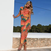 Antigua Plisse Dress