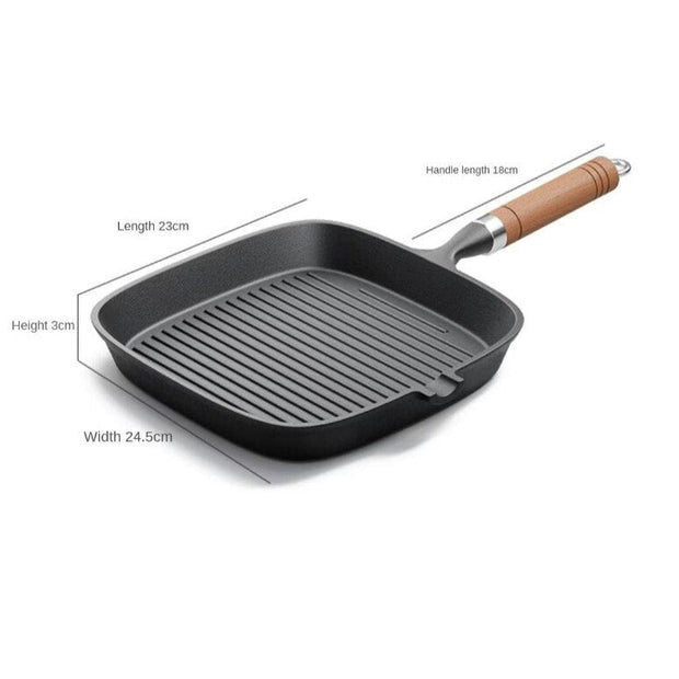 Premium Cast Iron Grill Pan