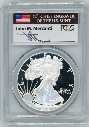 2013-W Proof ASE PR70 PCGS First Strike flag Mercanti