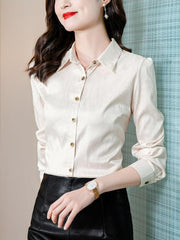 Long Sleeve Lapel Shirt