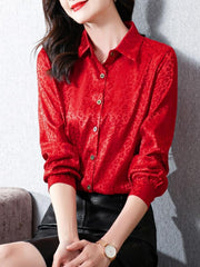 Long Sleeve Lapel Shirt