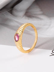 S925 Sterling Silver Garnet Ring