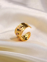 18K Gold Plated Colorful Zircon Ring