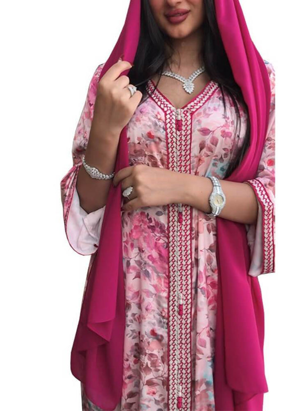 Abaya Women's Printed Dress