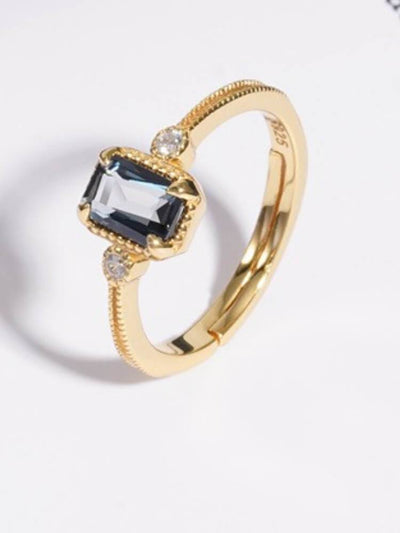 Sterling Silver Topaz Ring
