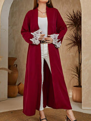 Women's Lace Stitching Dress Abaya