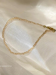 Elegant Crystal Anklet