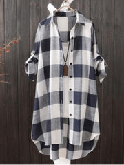 Women's Casual Plaid Shirt