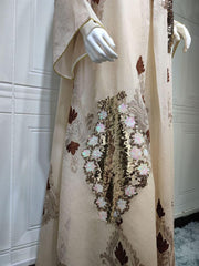 Women's Bead Embroidered Dress Jalabiya