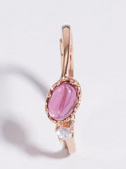 S925 Sterling Silver Garnet Ring