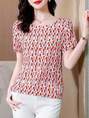 Printed Short Sleeved Shirt