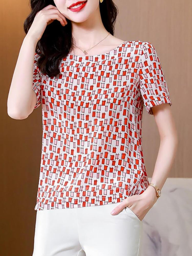 Printed Short Sleeved Shirt