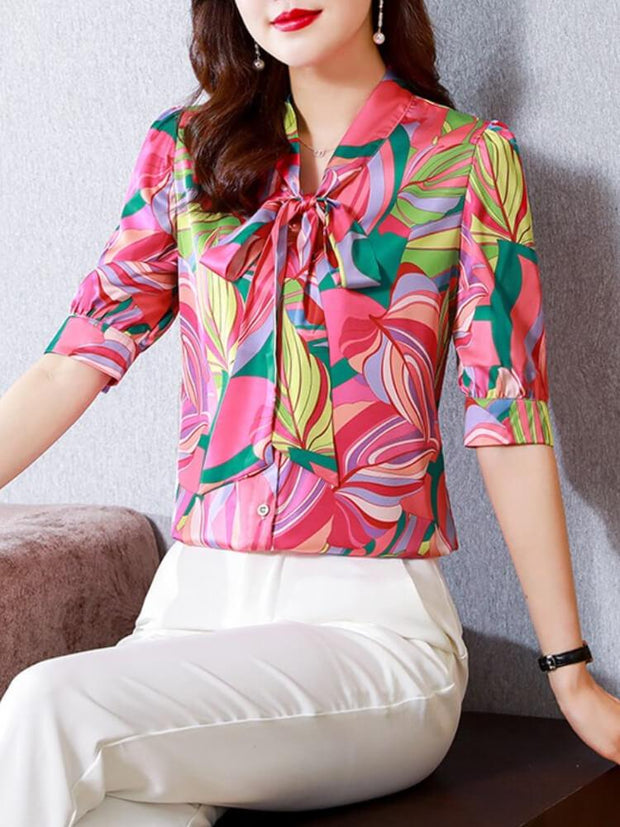 Women's Lace Chiffon Shirt