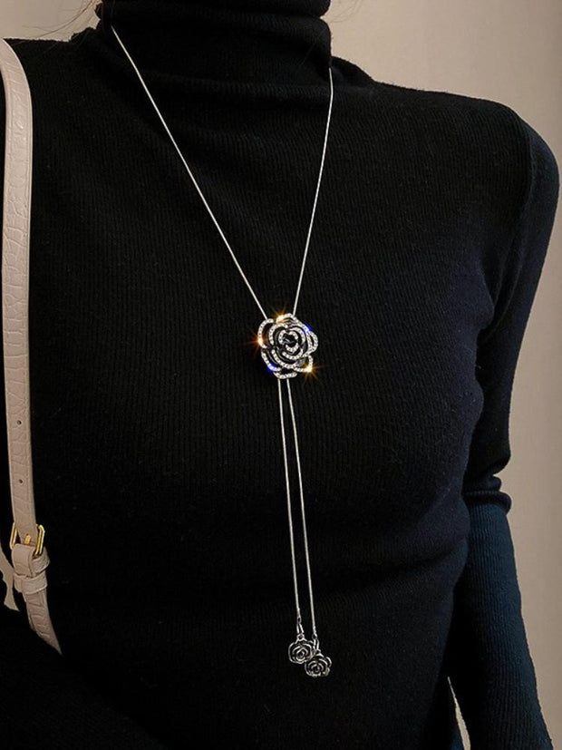 Rose Long Necklace