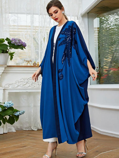 Women's Cape Cardigan Robe Abaya Dress