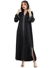 Women's Hooded Dress Abaya