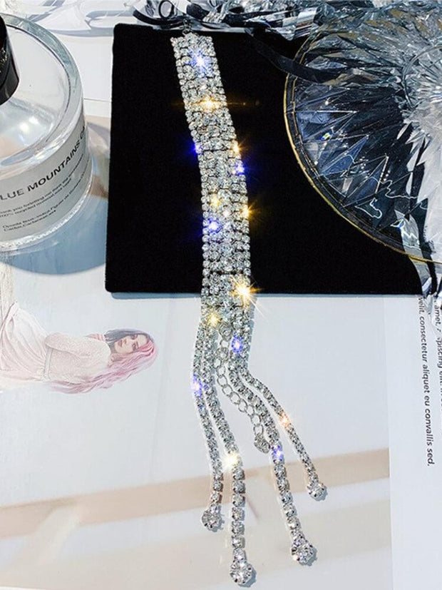 Diamond Tassel Crystal Bracelet