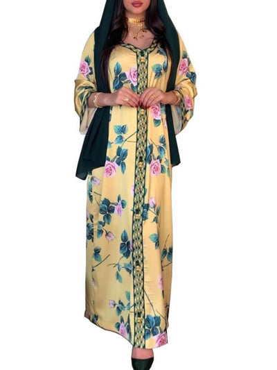 Women's Fashion Robe Jalabiya Dress