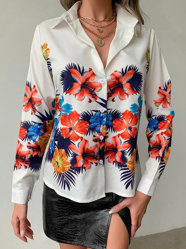 Long Sleeve Printed Shirt