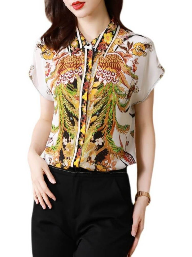 Printed Short Sleeved Shirt