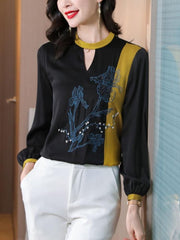 Hollow Out Embroidery Stitched Top