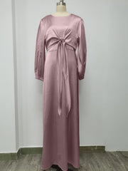 Women's Soft Lace Up Two-piece Dress