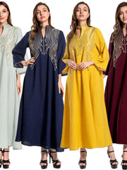 Muslim Embroidered Dress