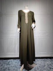 Women's Lace Fashion Jalabiya Dress