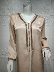 Women's Diamond Robe Jalabiya Dress