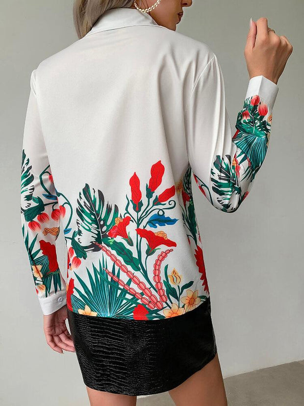 Long Sleeve Printed Shirt