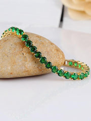 Green Crystal Zircon Bracelet