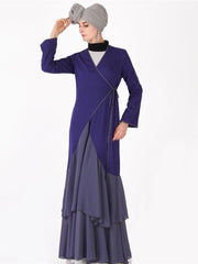 Women's Colorblock Cardigan Dress
