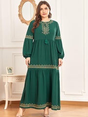 Women's Tassel Jalabiya Dress
