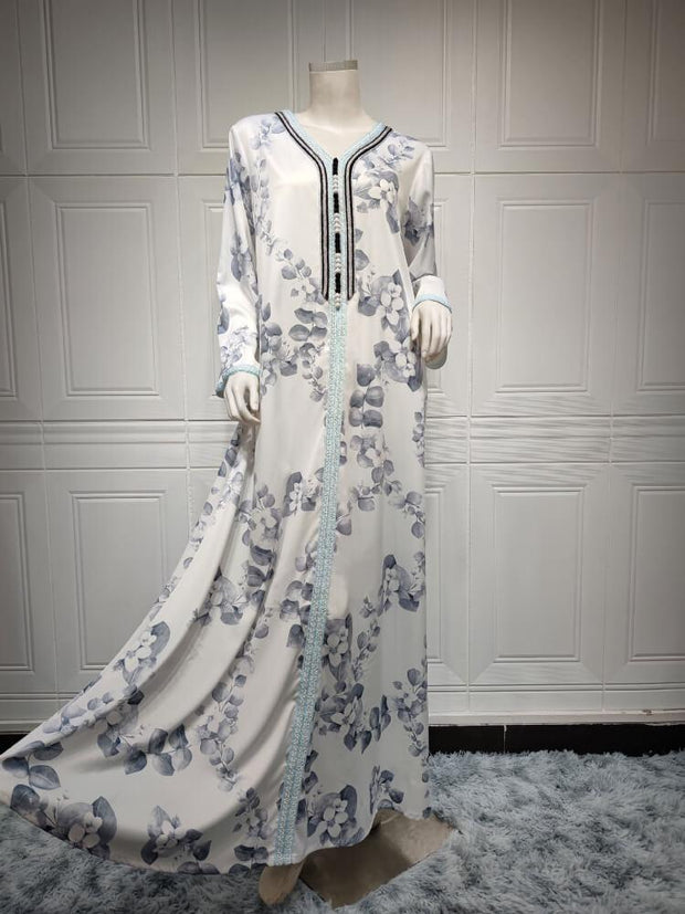 Printed Dress Jalabiya