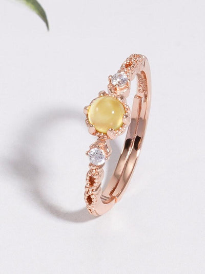 Sterling Silver Graptolite Ring