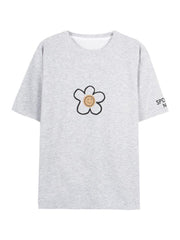 Women's Floral Print Fashion T-shirt