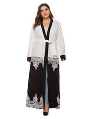 Women's Lace Stitched Loose Robe