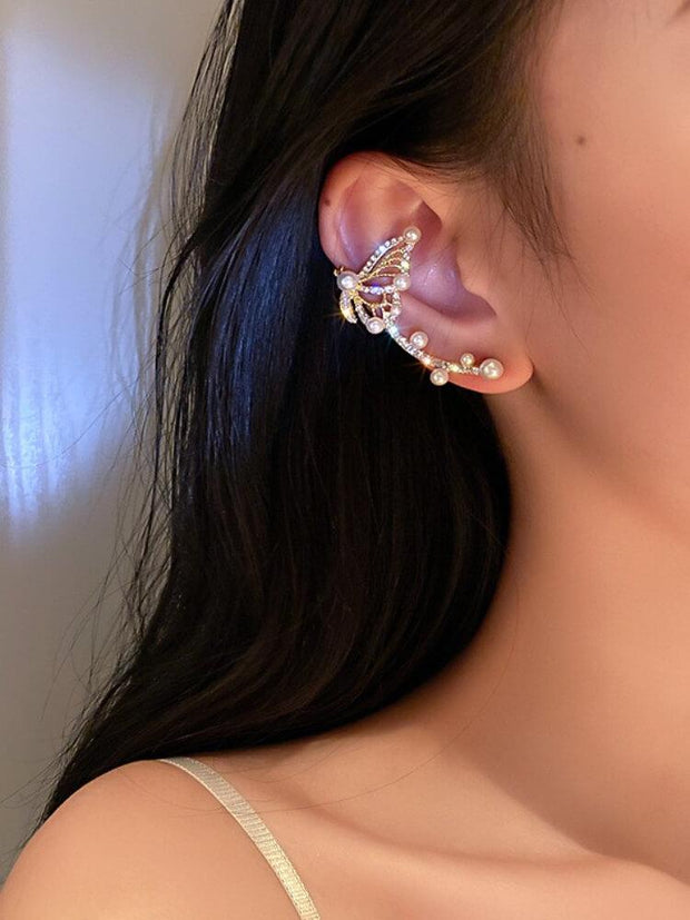 925 Silver Needle Pearl Earrings