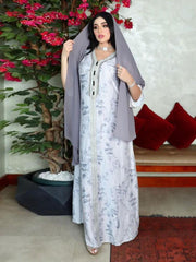 Printed Dress Jalabiya