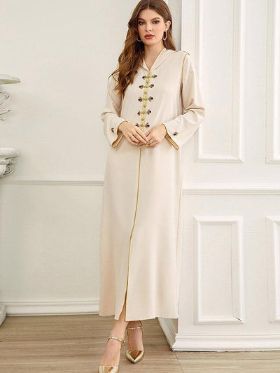 Women's Elegant Robe Abaya Dress